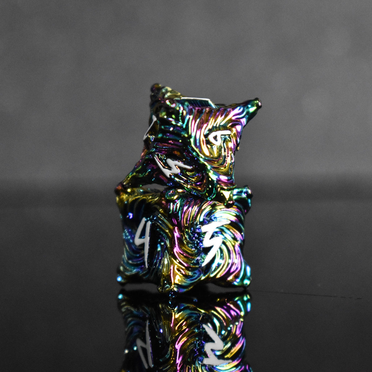 Vortex Warp Metal Dice Set - Iridescent 'PRE-ORDER | SPRING EVENT DEAL'