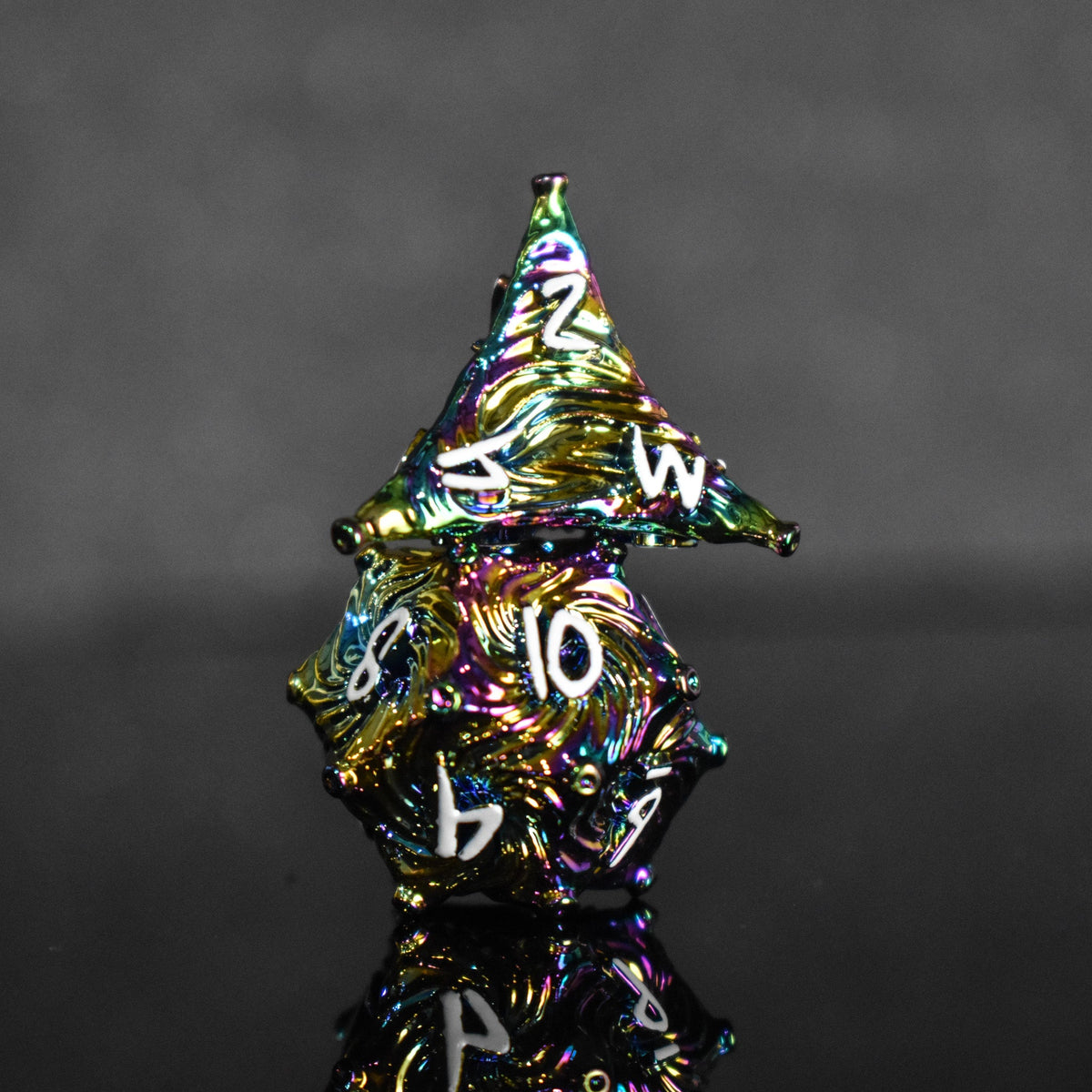 Vortex Warp Metal Dice Set - Iridescent 'PRE-ORDER | SPRING EVENT DEAL'