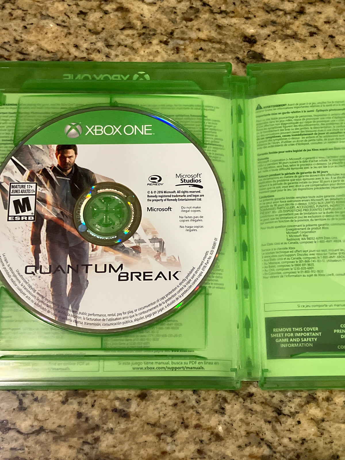 Quantum Break (XBox One) - Not for resale