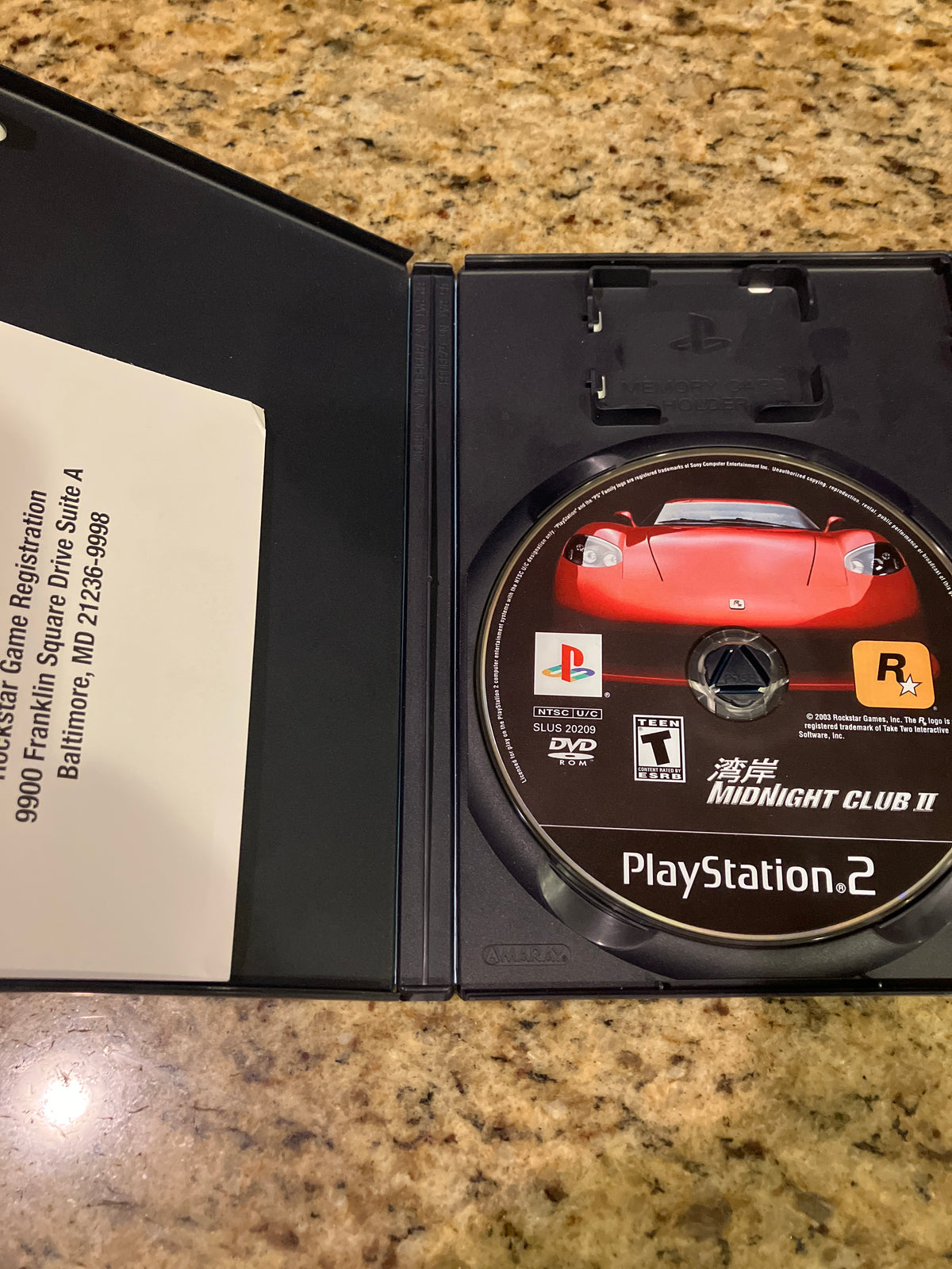 Midnight Club II (PS2) - no manual