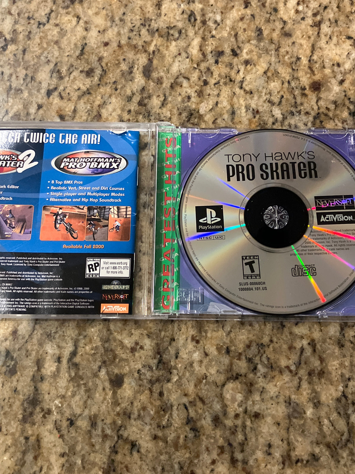 Tony Hawk's Pro Skater (PS1) - Greatest Hits