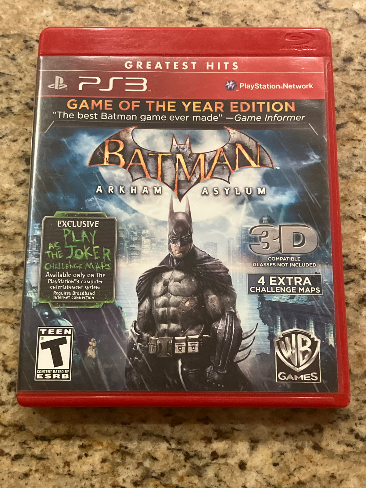 Batman Arkham Asylum - Game of the Year Edition (PS3)
