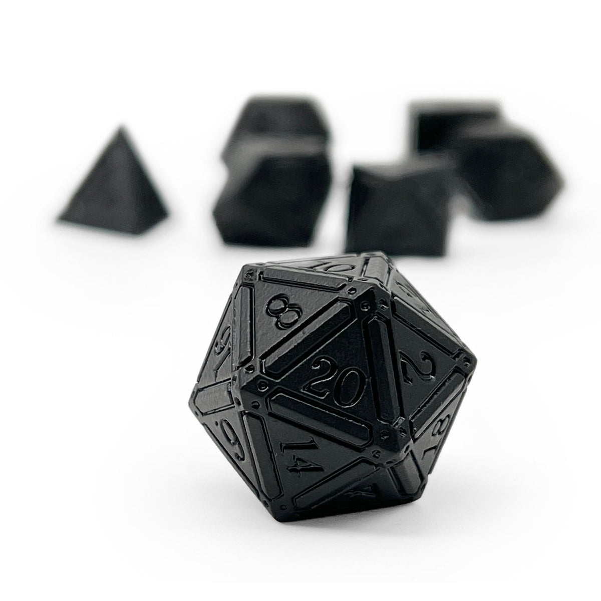 Ironworks - Animate Dead 7 Piece RPG set Alloy Metal Dice