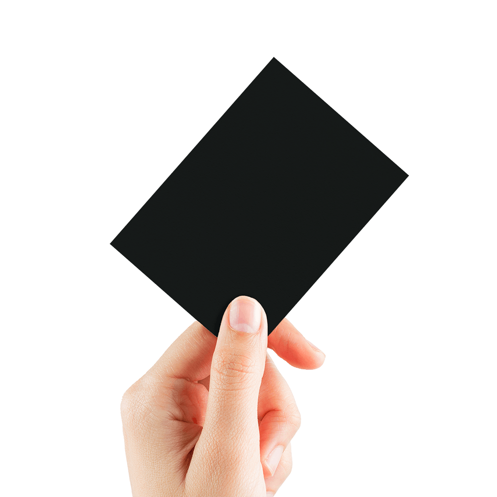 ECLIPSE® Gloss Standard DECK PROTECTOR® Sleeves: Jet Black - 105ct