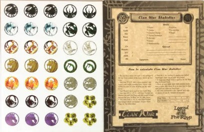 Legend of the Five Rings Character Sheets