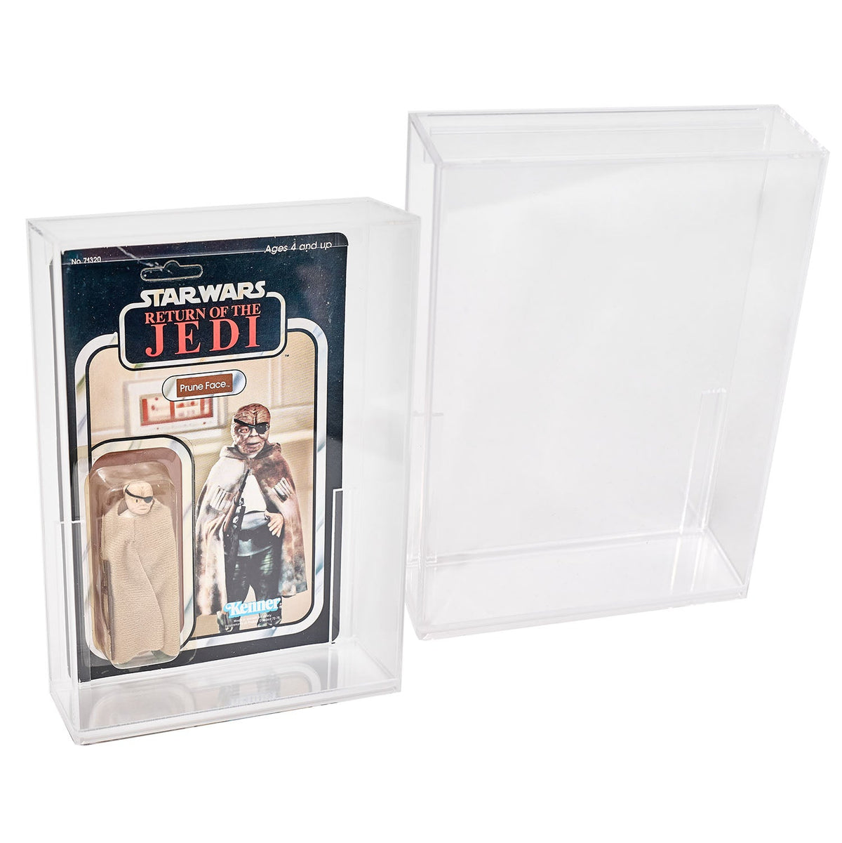 Premium Acrylic Case for Vintage & New Star Wars or GI Joe Carded Figures