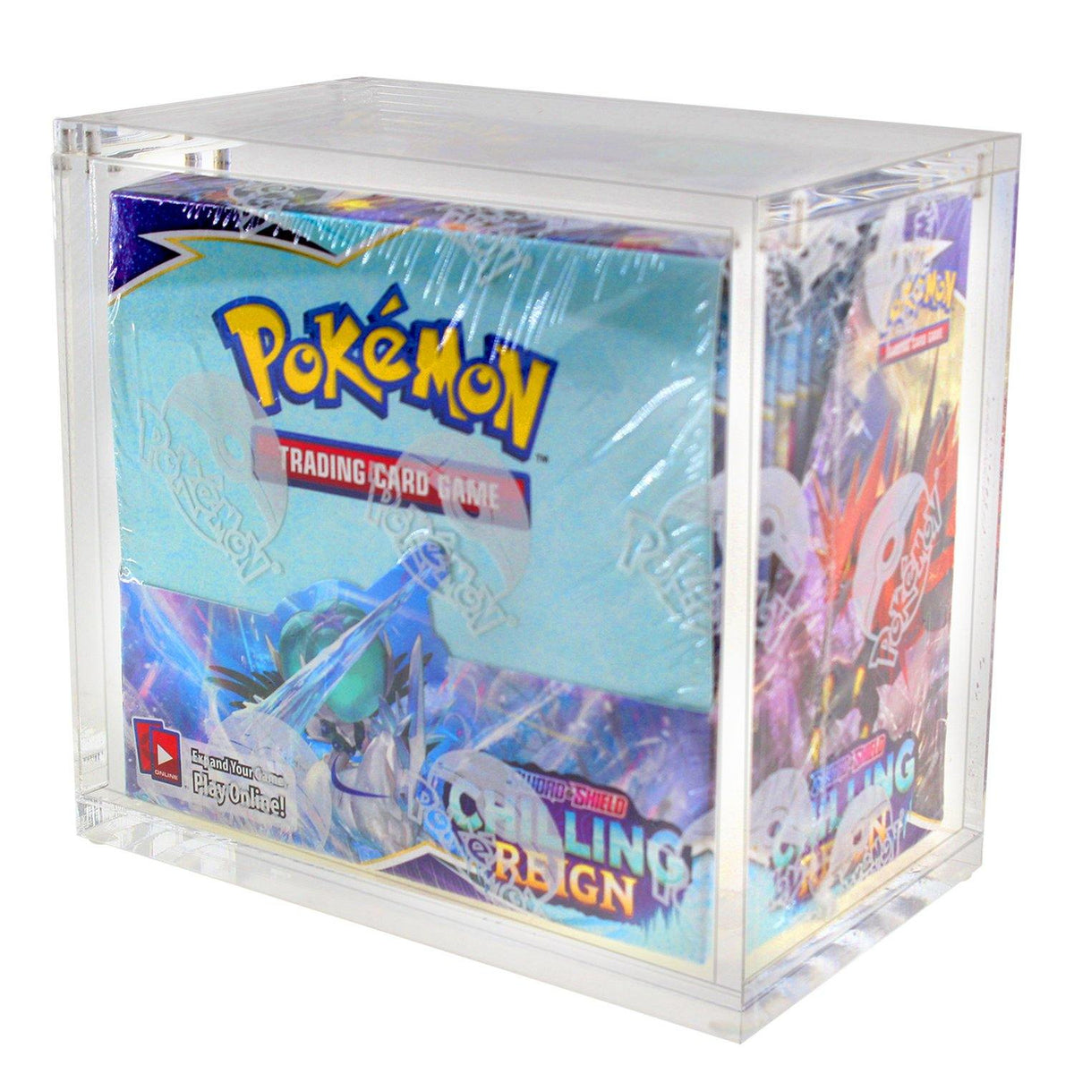 Premium Acrylic Case for Pokemon Booster Box with Magnetic Top (8mm thick)
