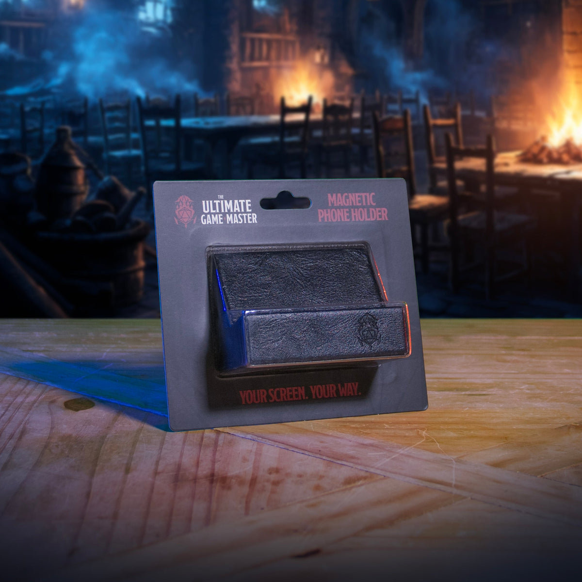 Magnetic Phone Holder - Digital Tools Mount for Game Master Screen & TTRPG Sessions