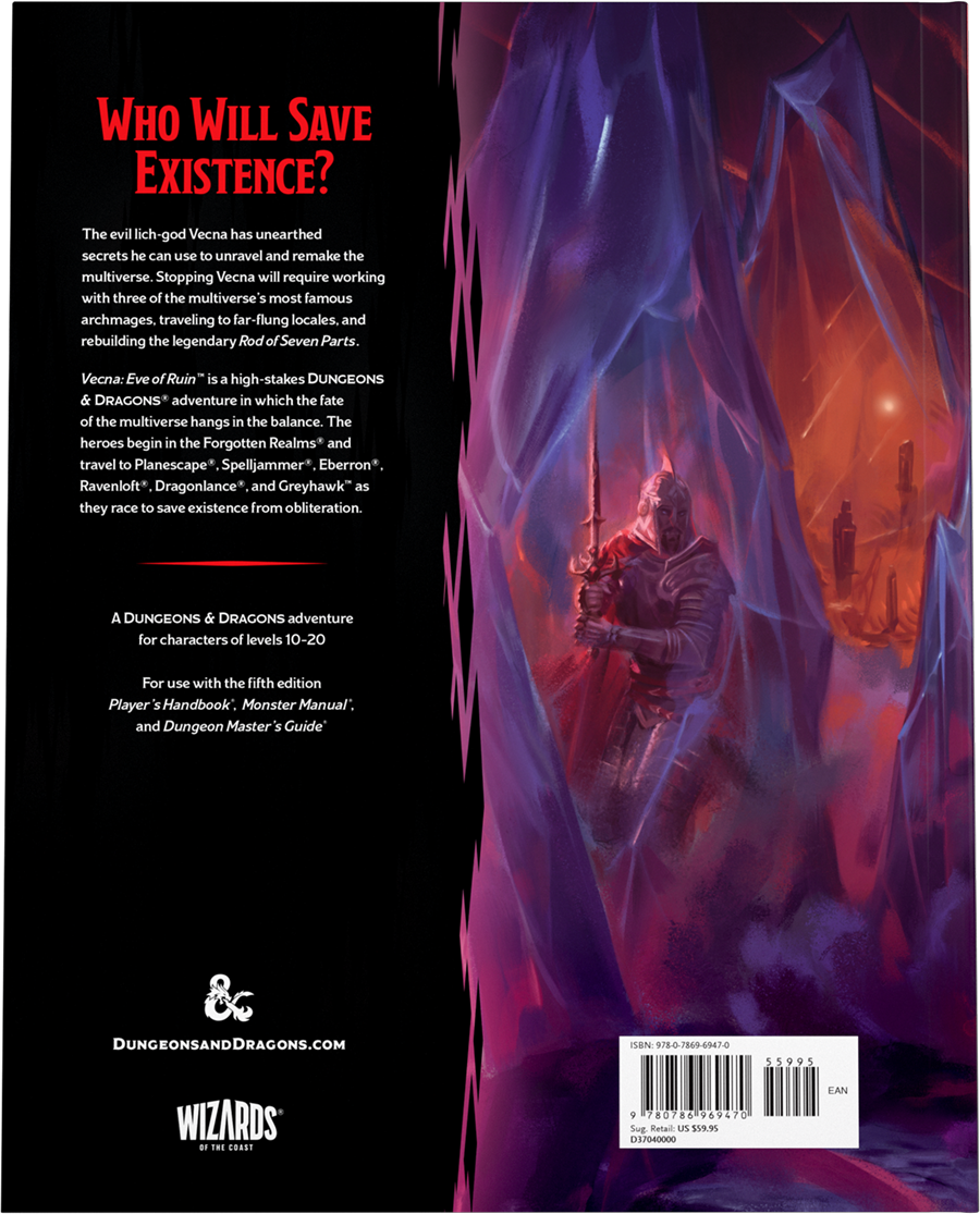 Dungeons & Dragons - Vecna: Eve of Ruin (Hardcover)
