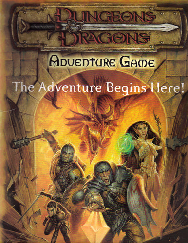 D&amp;D Adventure Game: The Adventure Begins Here! (large box)