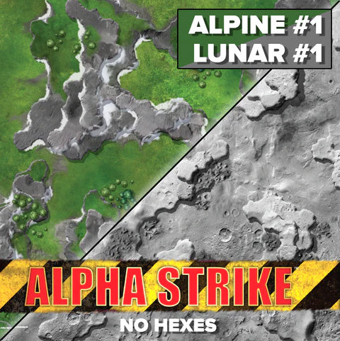 Battletech Alpha Strike Alpine/Lunar Battle Mat