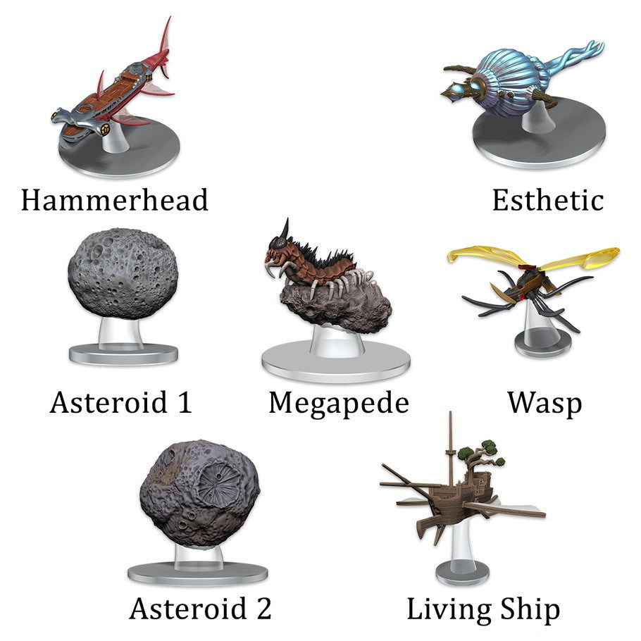 Asteroid Encounters - Spelljammer Ship Scale