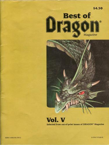 Best of Dragon Magazine Vol. V