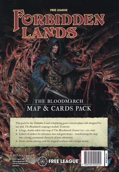 Forbidden Lands: The Bloodmarch Map &amp; Cards Pack
