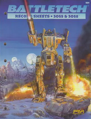 Battletech Record Sheets 3055 & 3058