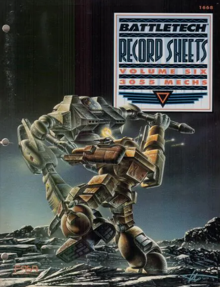 Record Sheets Volume 6: 3055 Mechs