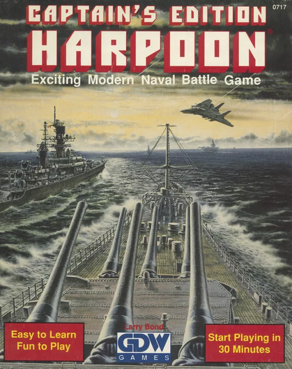 Captain's Edition Harpoon Modern Naval Wargame Rules