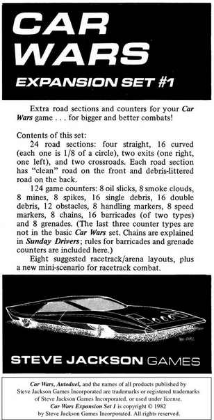 Car Wars Expansion Set #1