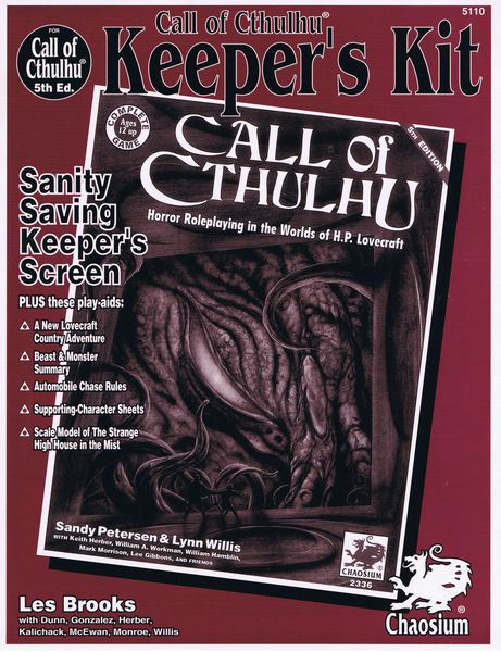 Call of Cthulhu 5th Edition Keeper&#39;s Kit