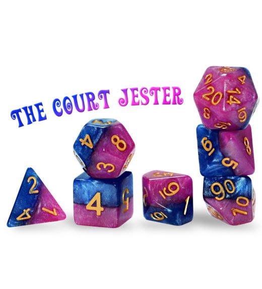Halfsies: The Court Jester - 7 Die Polyhedral Set
