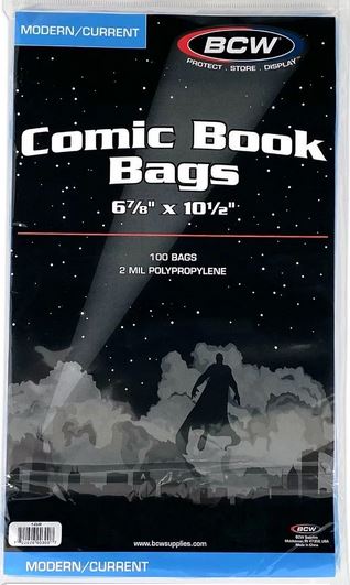 Modern/Current Comic Bags (100 pack)