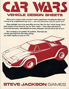 Car Wars Vehicle Design Sheets