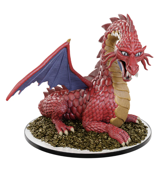Dungeons &amp; Dragons 50th Anniversary Classic Red Dragon Miniature - Pre-order