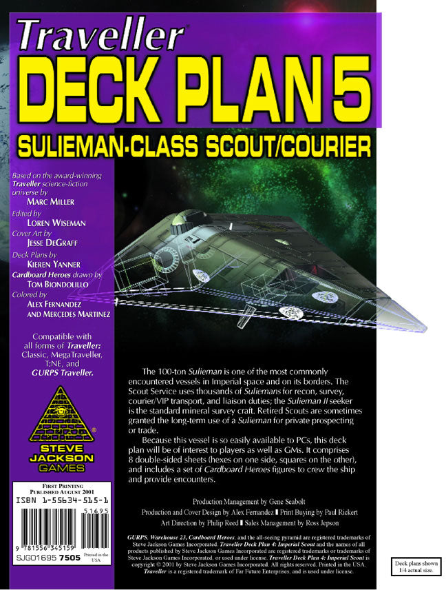 Deck Plan 5: Sulieman-Class Scout/Courier