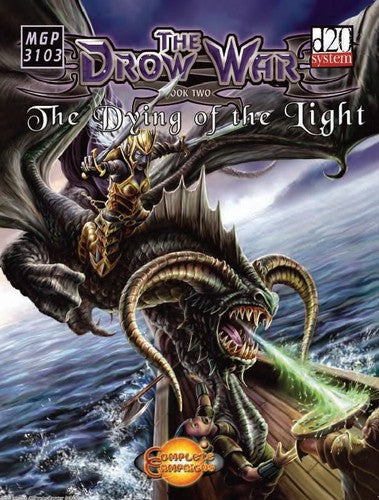 The Drow War Book Two: The Dying of the Light by Mongoose Publishing ...