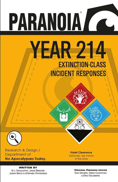 Extinction-Class Incident Responses (Paranoia)