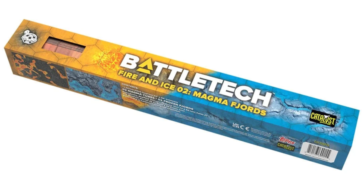 Battletech Fire & Ice 2: Magma Fjords Battlemat