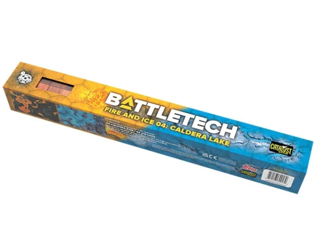 Battletech Fire & Ice 4: Caldera Lake Battlemat