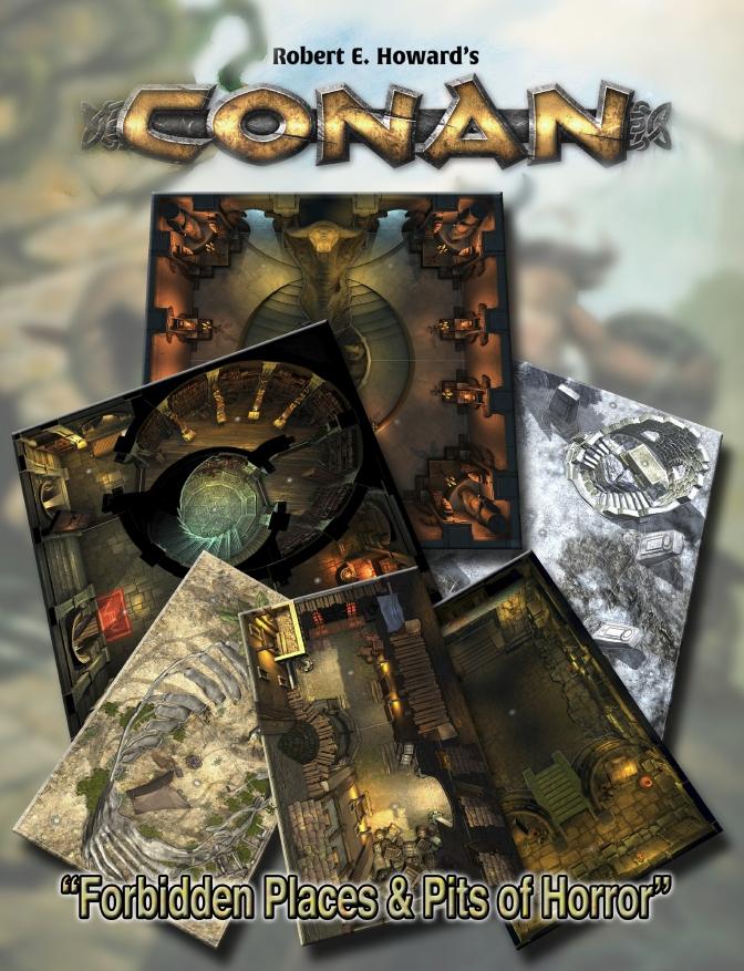 Conan: Forbidden Places &amp; Pits of Horror Tile Set