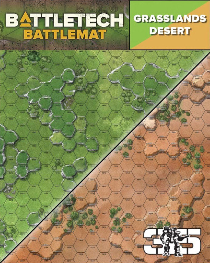 Battletech Grasslands Desert Battle Mat