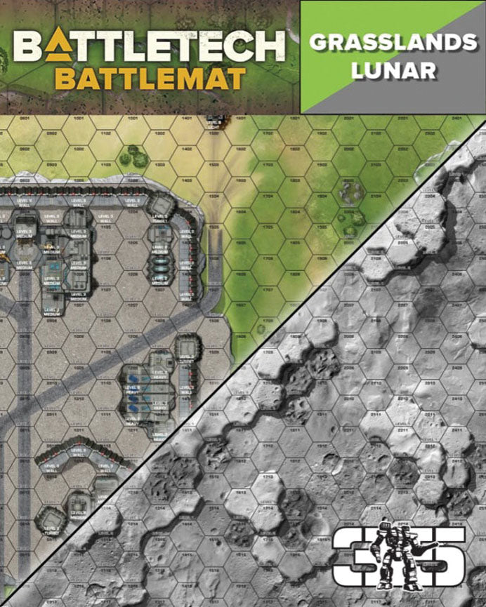 Battletech Grasslands Lunar Battle Mat