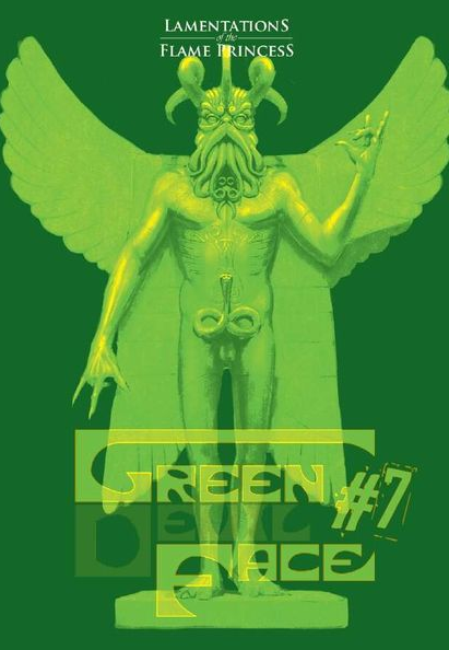 Green Devil Face #7