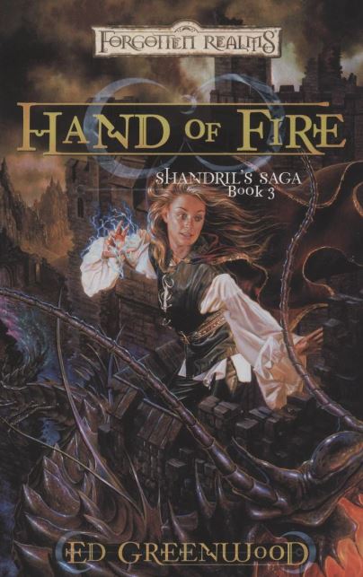 Hand of Fire softcover novel (larger size)