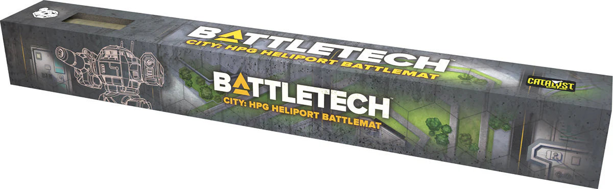 Battletech City: HPG Heliport/Plaza Battlemat