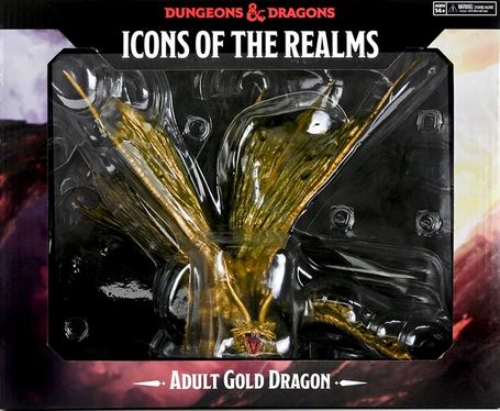 Icons of the Realms - Adult Gold Dragon