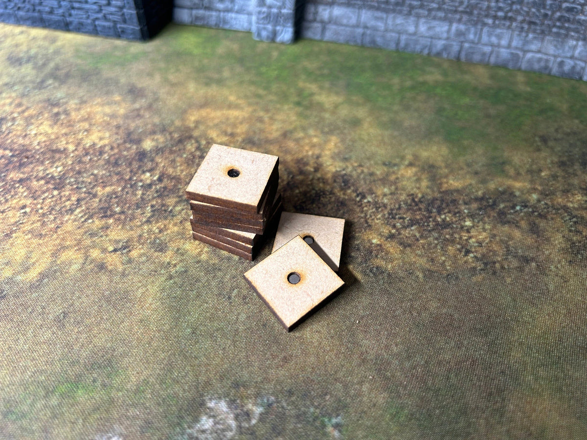 Pre-Magnetized Movement Trays with Bases 25x50mm
