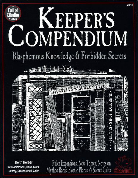 Keeper&#39;s Compendium 1st edition
