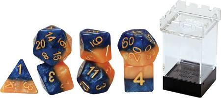 Halfsies: King's Dice - 7 Die Polyhedral Set