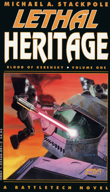 Lethal Heritage novel (1st cover)