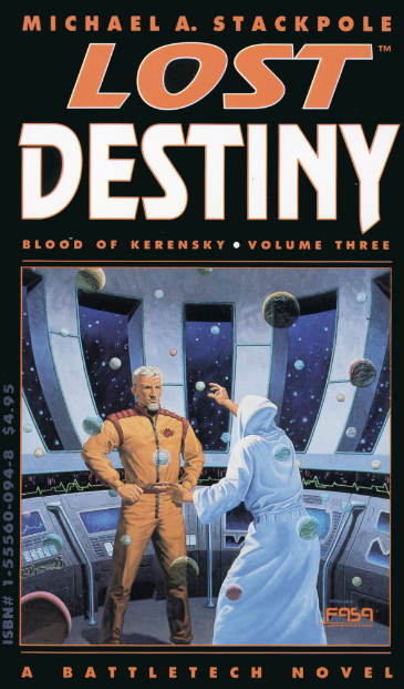 Lost Destiny novel (1st cover)