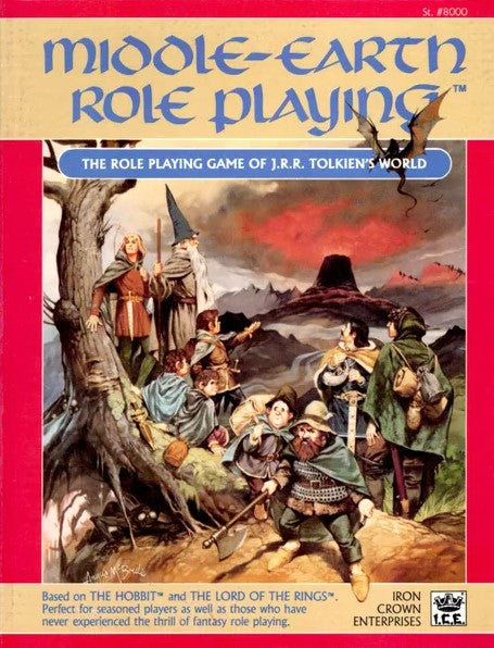 Middle Earth Role Playing rulebook 1st edition, revised