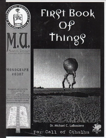 Monograph #0307 - First Book of Things