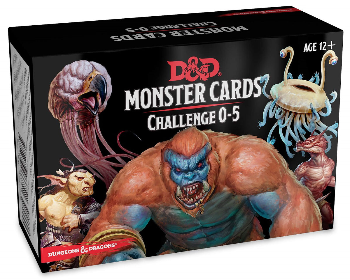 D&amp;D Monster Cards (Challenge 0-5)