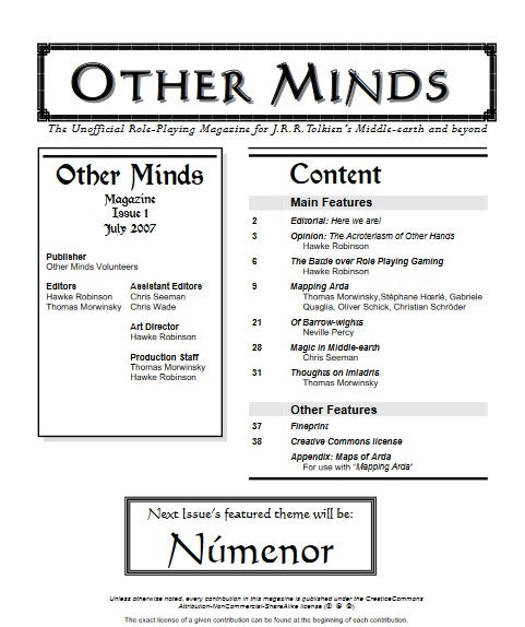 Other Minds Magazine #1