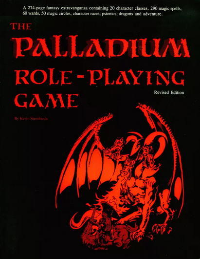 Palladium Fantasy RPG (1st edition - revised) w/game shield