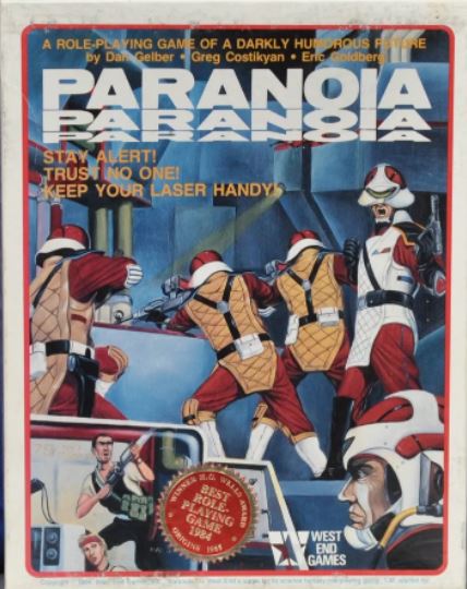 Paranoia 1st edition Box Set (no box)